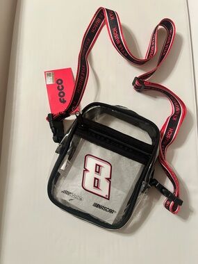 NWT FOCO NASCAR Kyle Bush #8 Clear Crossbody Stadium Bag